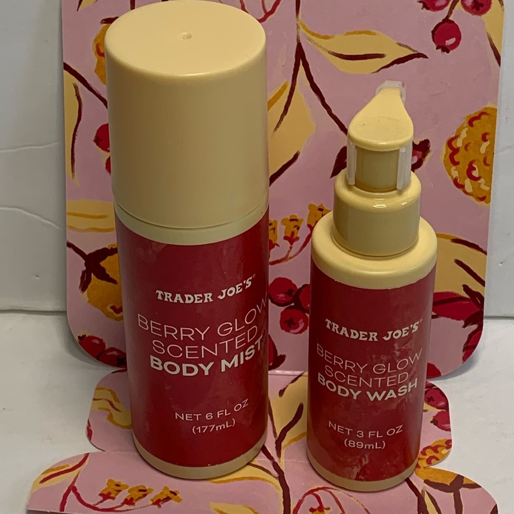 Trader Joe’s Berry Glow Scented Body Wash & Body Mist New